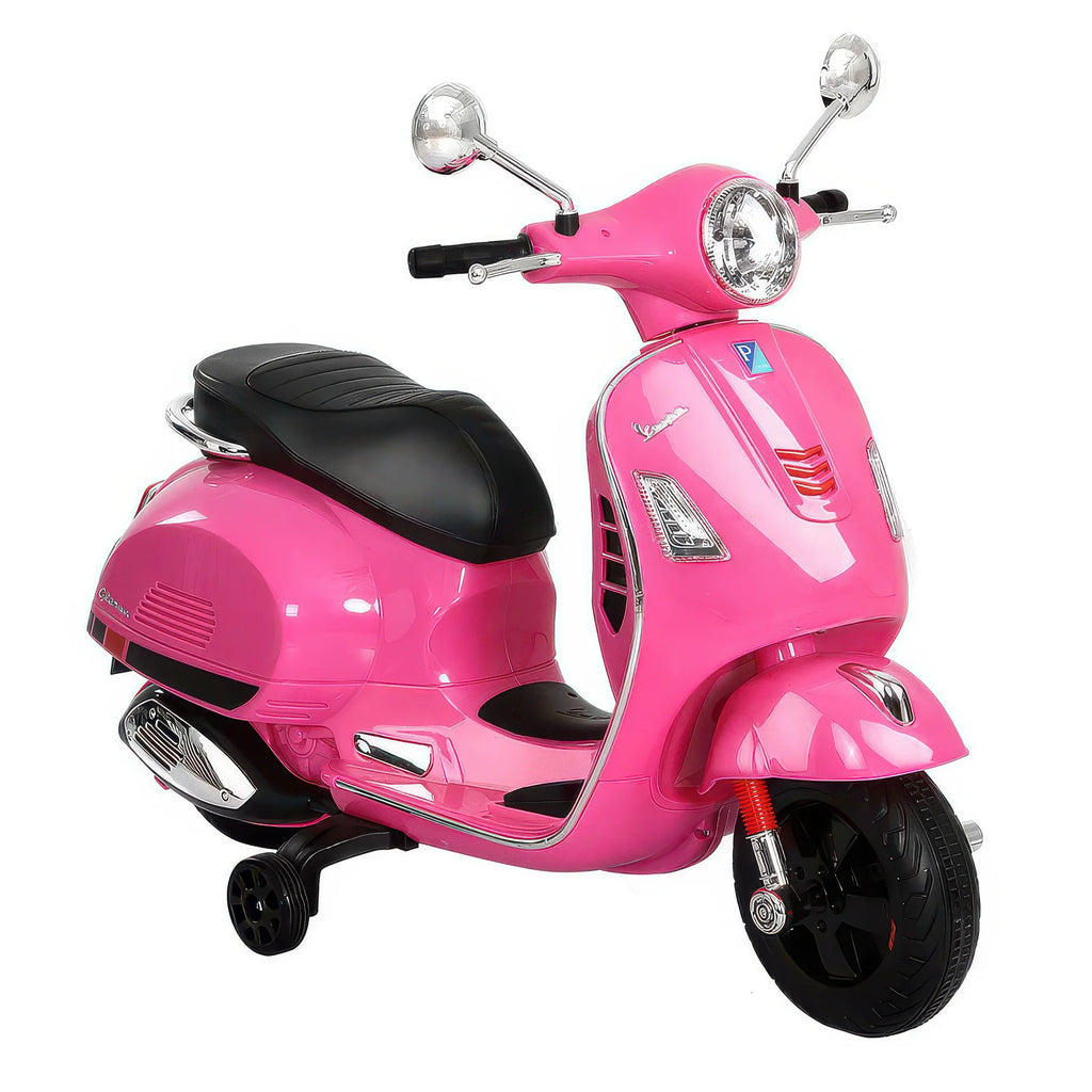 Vespa 946 Kids Electric 12V Battery Powered Motorbike Ride-on - Pink - TOYBOX Toy Shop