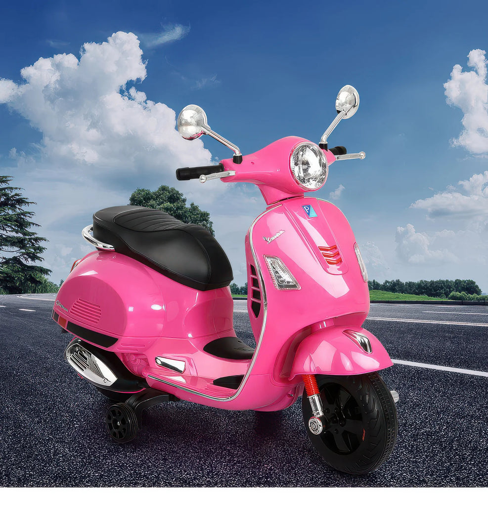 Vespa 946 Kids Electric 12V Battery Powered Motorbike Ride-on - Pink - TOYBOX Toy Shop