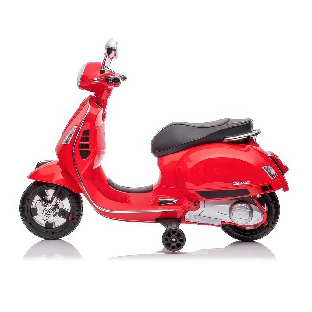 Vespa GTS Super Electric 12V Battery Motorbike Ride-on - Red