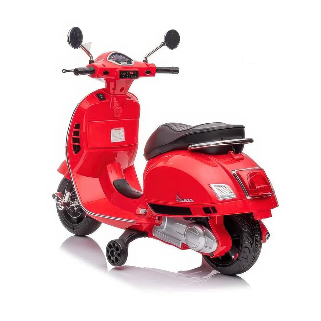 Vespa GTS Super Electric 12V Battery Motorbike Ride-on - Red