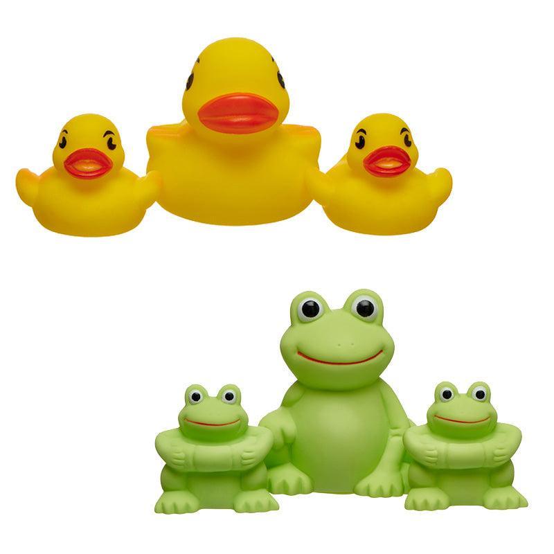 Vital Baby SPLASH Bath Toy Squirt & Splash Ducks & Frogs 3Pk - TOYBOX Toy Shop
