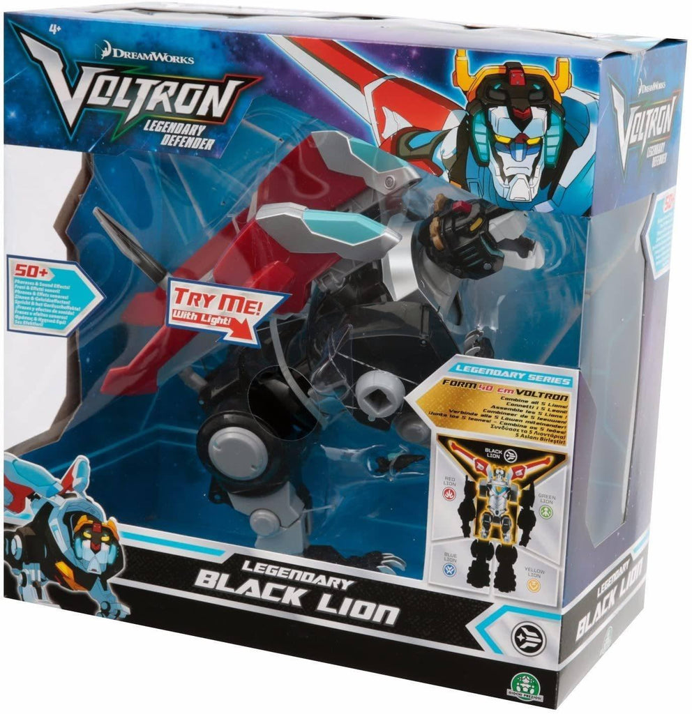 Voltron – Legendary Black Lion, light and sounds - TOYBOX Toy Shop