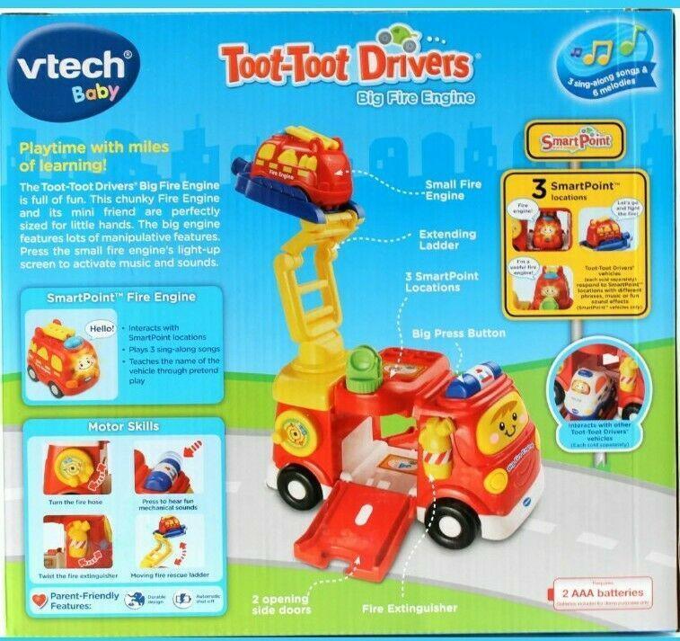 VTech 1513 Toot-Toot Drivers Big Fire Engine – TOYBOX