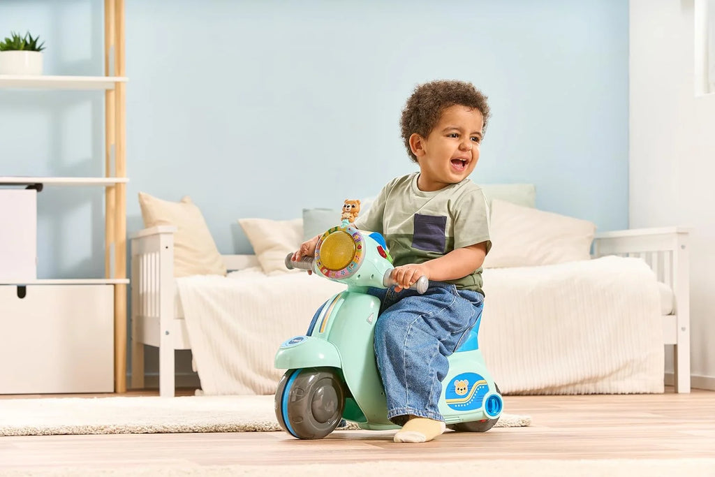 VTech Baby 2-in-1 Ride & Balance Scooter, Blue - TOYBOX Toy Shop