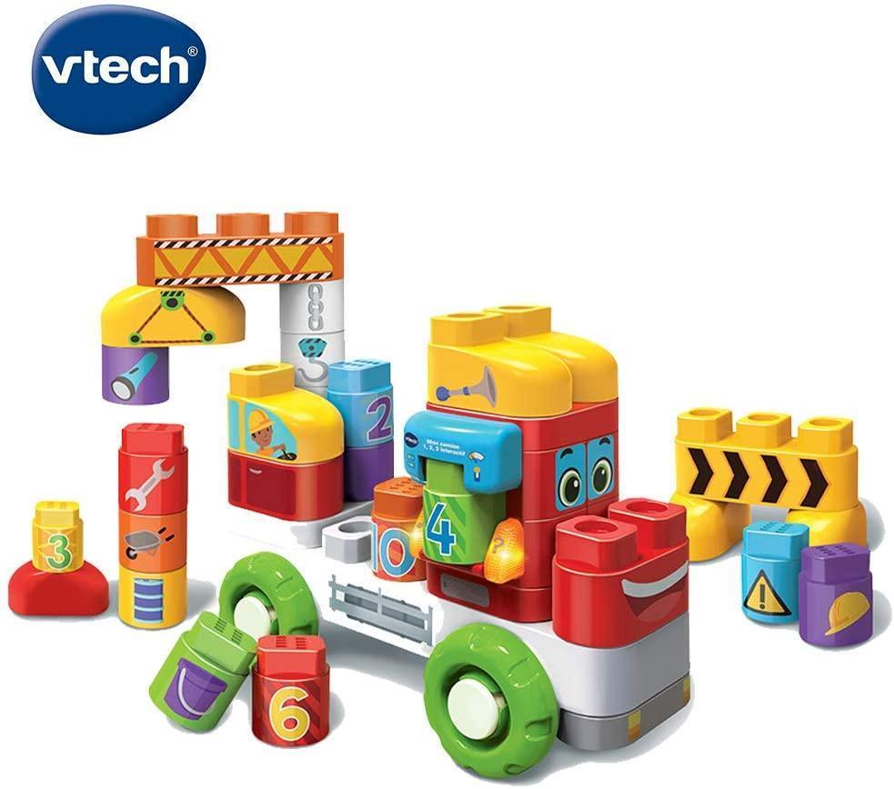 VTech – bla-blocks – My interactive Truck 1,2,3, 604805 Building Toy - TOYBOX Toy Shop
