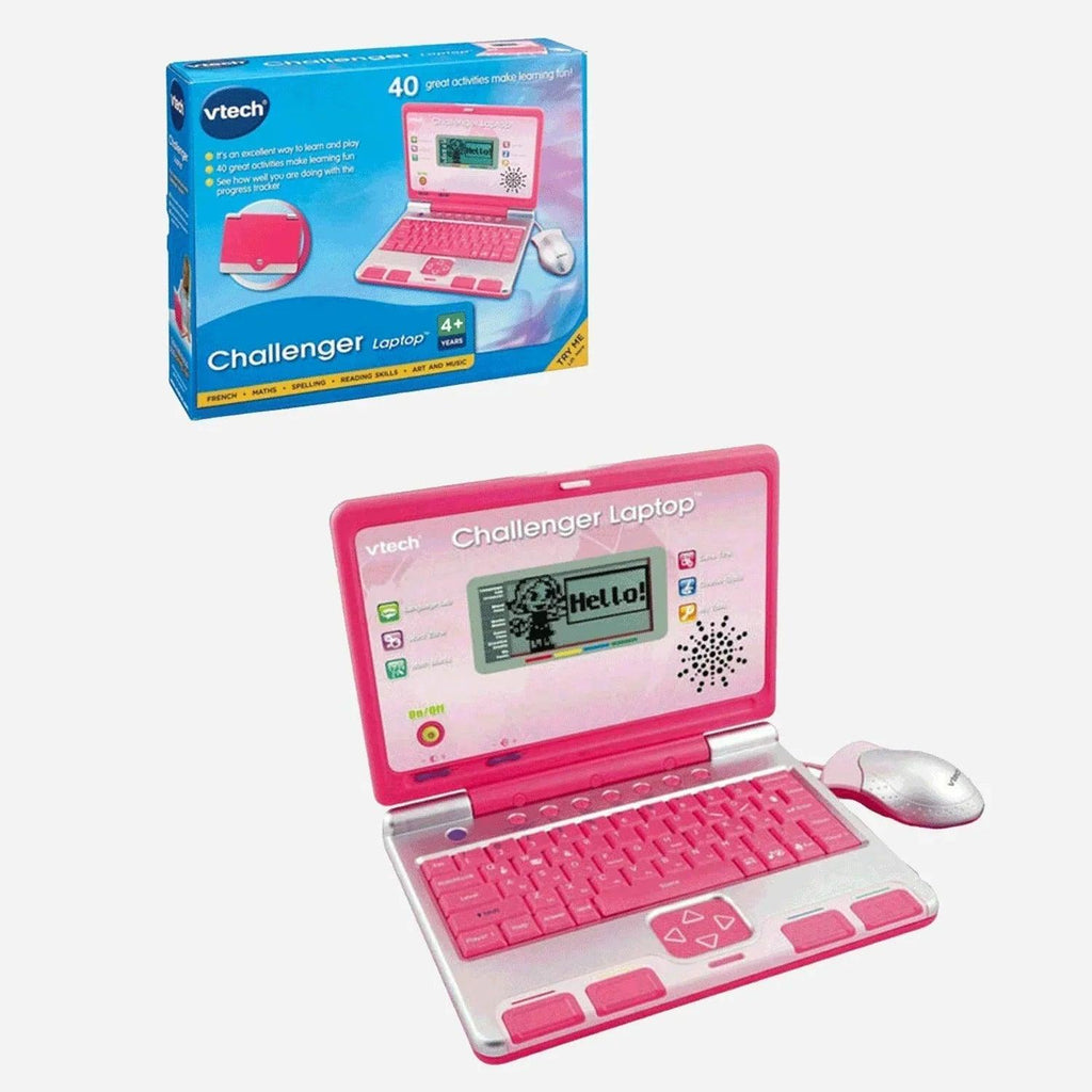 VTech Challenger Laptop Pink - TOYBOX