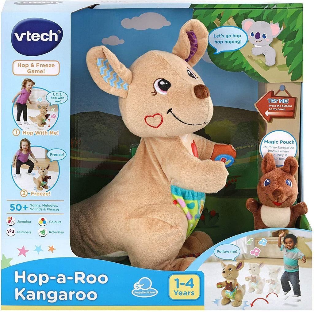 VTech Hop-A-Roo Kangaroo, Multicolour - TOYBOX Toy Shop