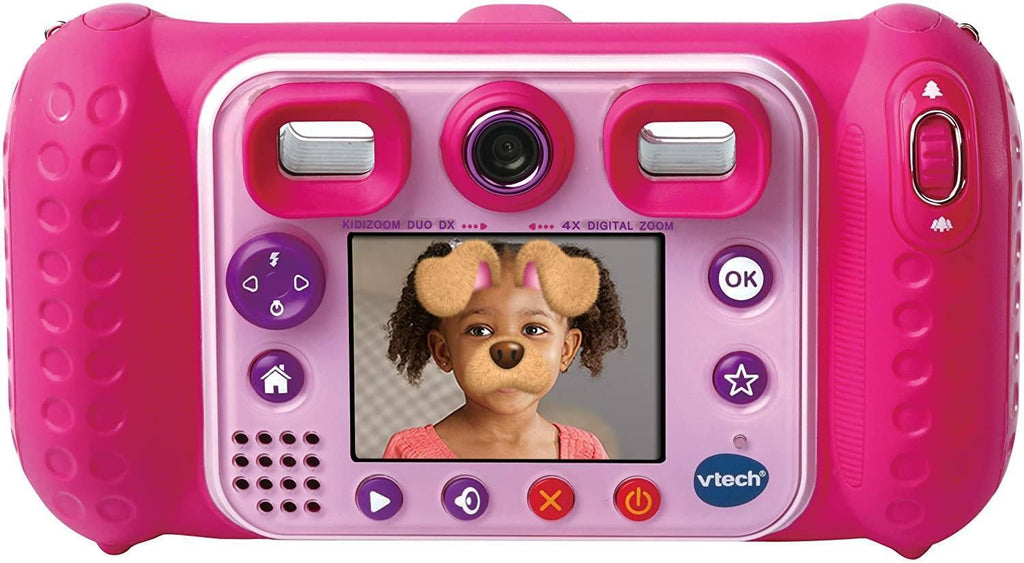 VTech Kidizoom DUO DX Digital Camera - Pink - Greek - TOYBOX Toy Shop