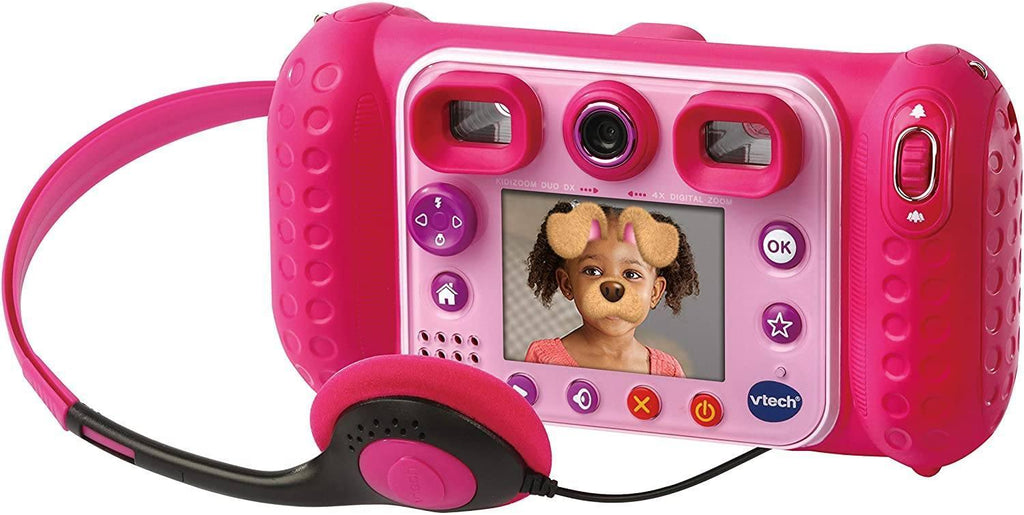 VTech Kidizoom DUO DX Digital Camera - Pink - Greek - TOYBOX Toy Shop