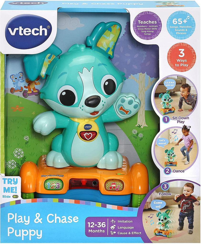 VTech Play & Chase Puppy Baby Toy - TOYBOX Toy Shop