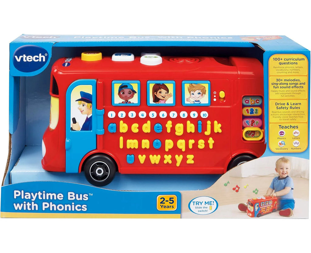 VTech Playtime Learning Bus with Phonics - TOYBOX Toy Shop