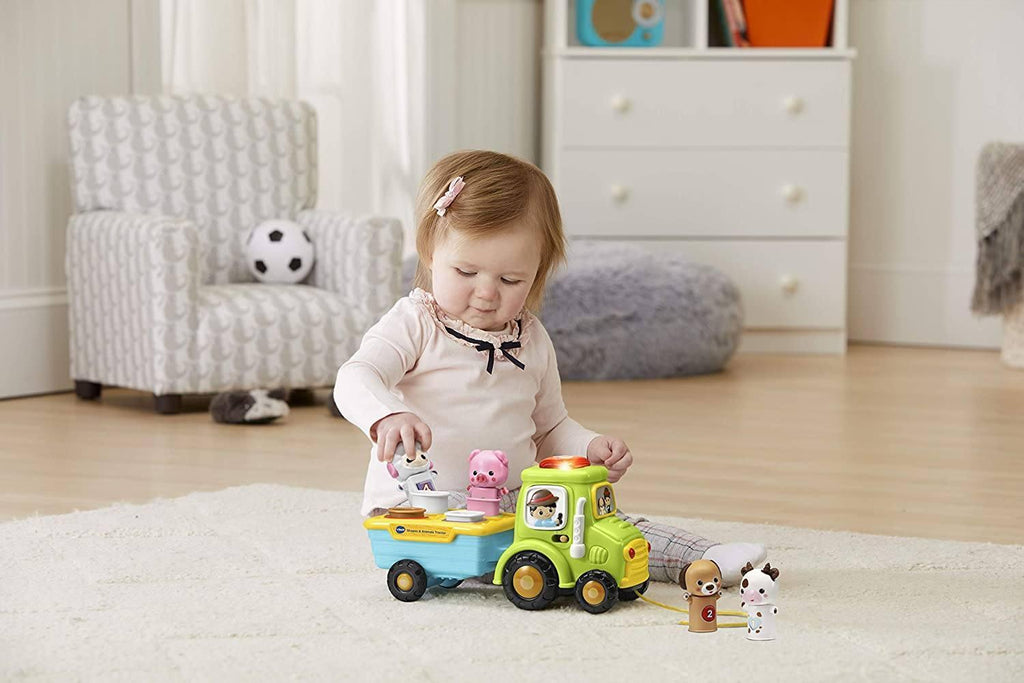 VTech Shapes and Animals Tractor - TOYBOX Toy Shop