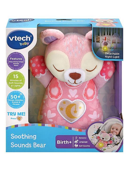 VTech Soothing Sounds Bear Pink - TOYBOX