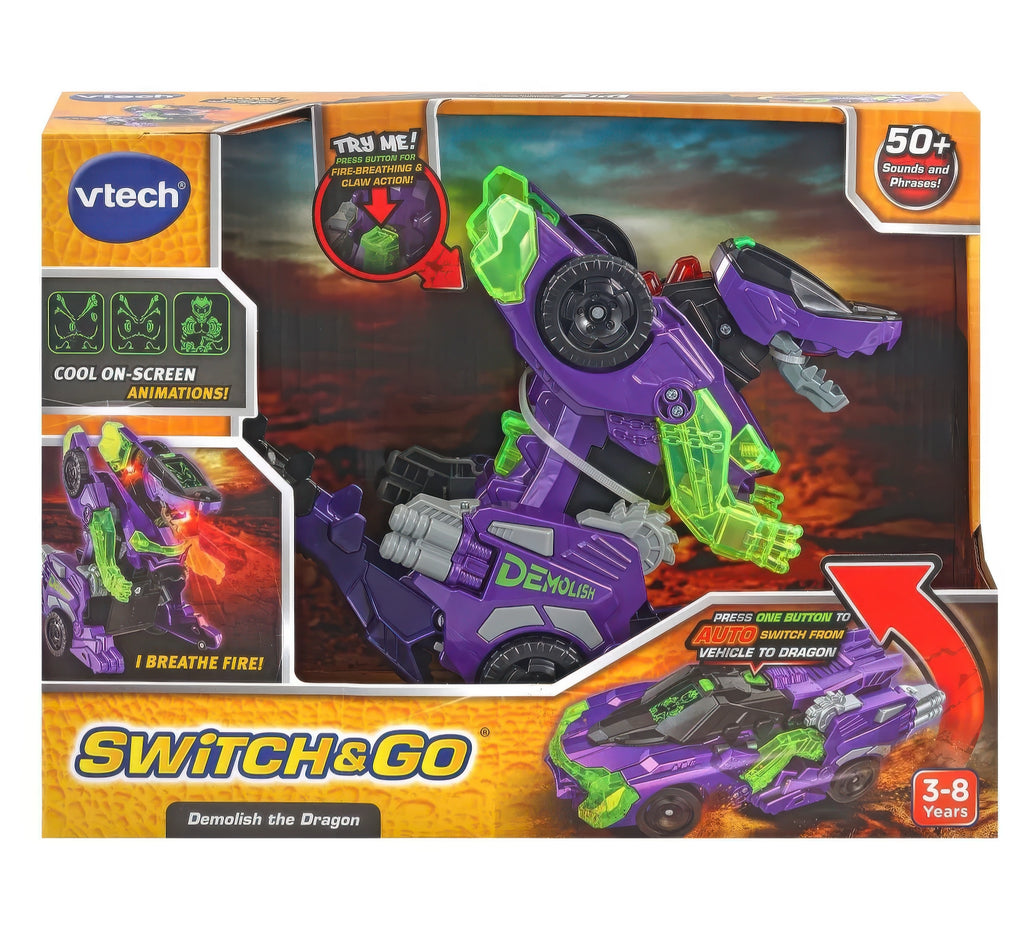 Vtech Switch & Go Dinos Demolish The Dragon