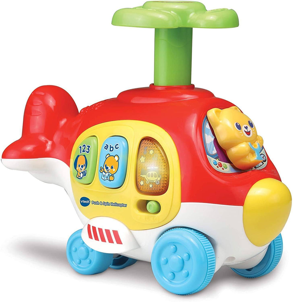 VTech Toot-Toot Push and Spin Helicopter - TOYBOX Toy Shop