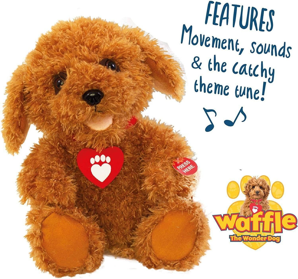 Waffle the Wonder Dog 3403 Interactive Soft Toy - TOYBOX Toy Shop