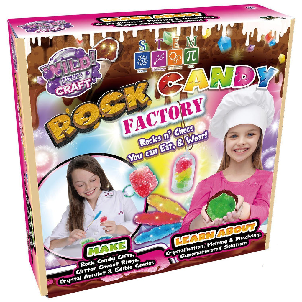 WILD SCIENCE Rock Candy Factory Educational Chemistry Playset - TOYBOX Toy Shop