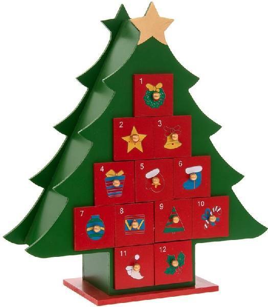 Wooden Christmas Tree With Advent Calendar - TOYBOX Toy Shop