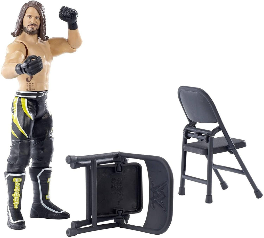 WWE GGP08 Wrekkin AJ Styles Action Figure with Accessories, 6 Inch - TOYBOX Toy Shop
