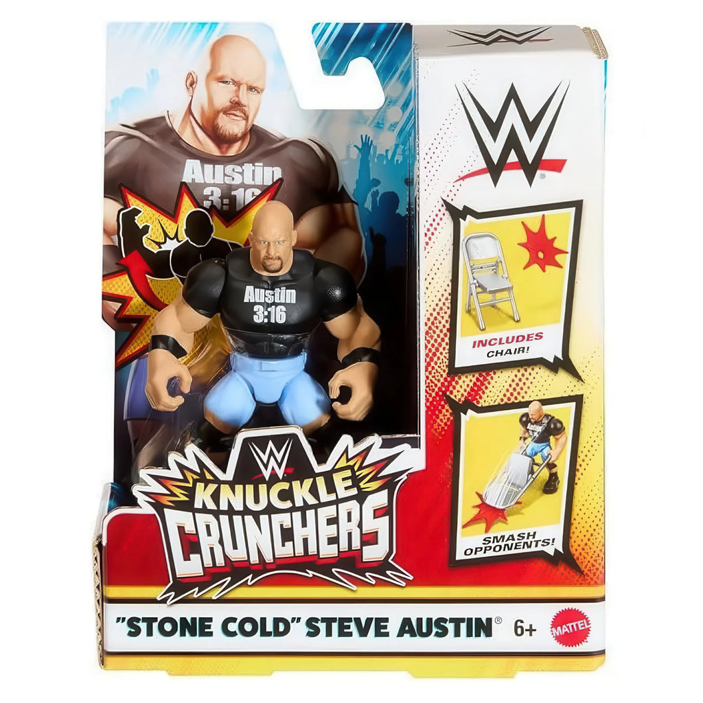 WWE Knuckle Crunchers Figure 8cm - Assorted - TOYBOX Toy Shop