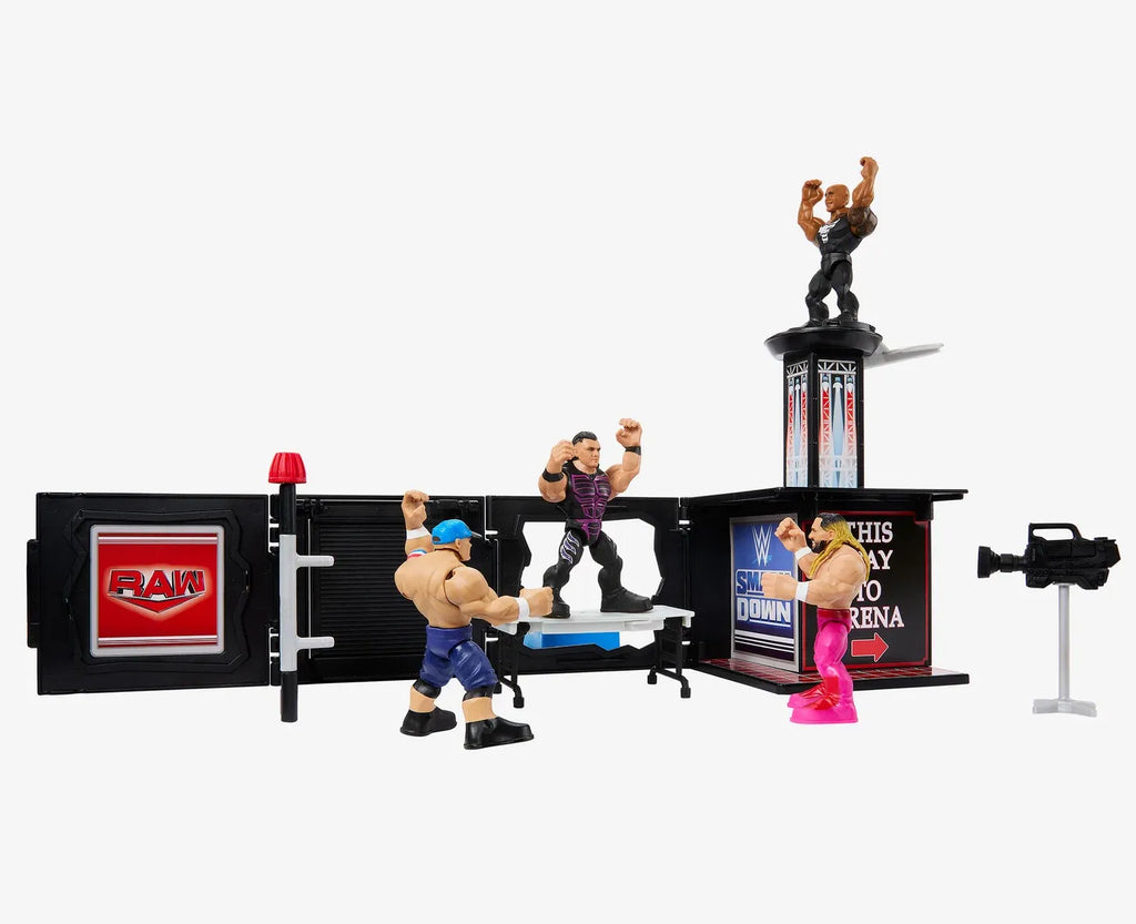 WWE Knuckle Crunchers Final Boss Microphone Playset