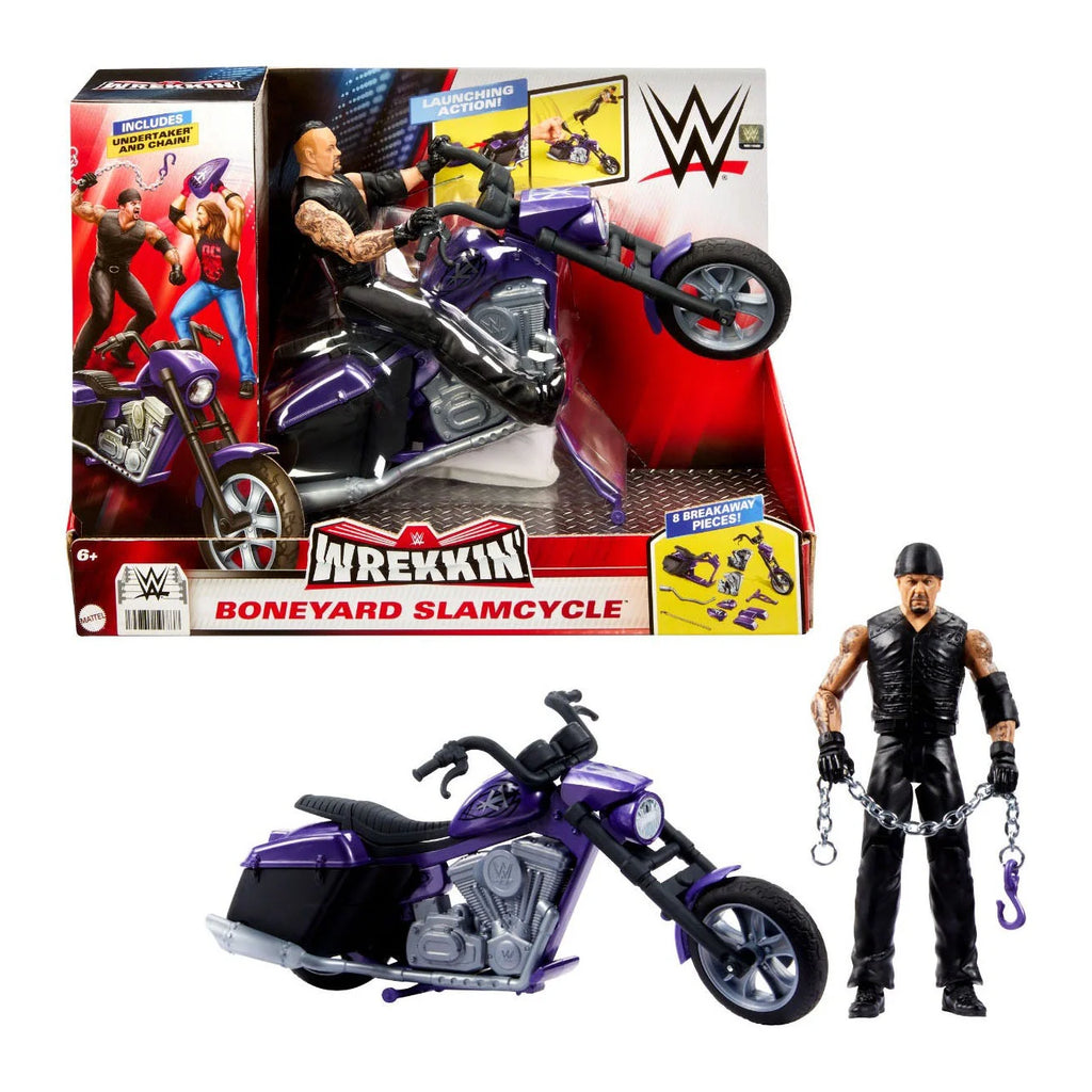 WWE Wrekkin’ Snag 'N Drag Slam Cycle - TOYBOX Toy Shop