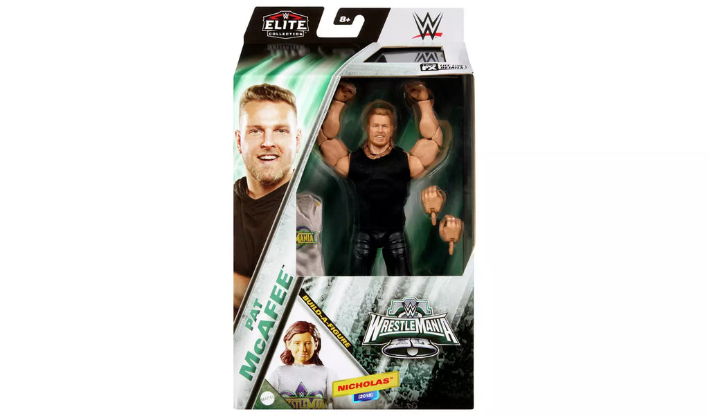 WWE WrestleMania Elite Collection Pat McAfee Action Figure - TOYBOX Toy Shop
