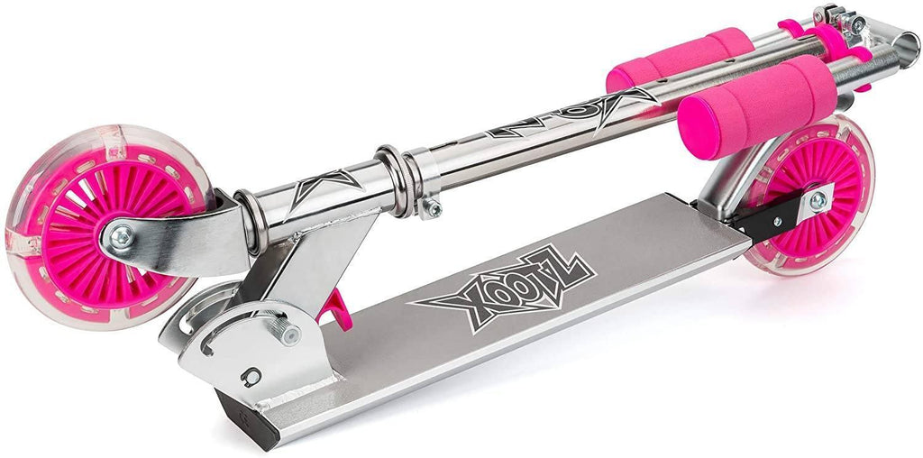 XOOTZ LED Scooter, Folding with Adjustable Handle Bars - TOYBOX Toy Shop