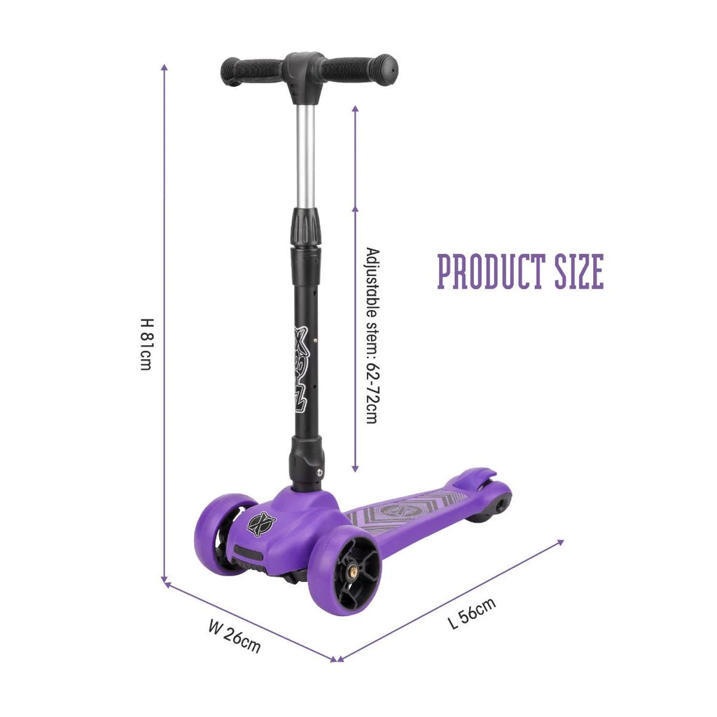 Xootz Scout Tri-Scooter - Purple - TOYBOX Toy Shop
