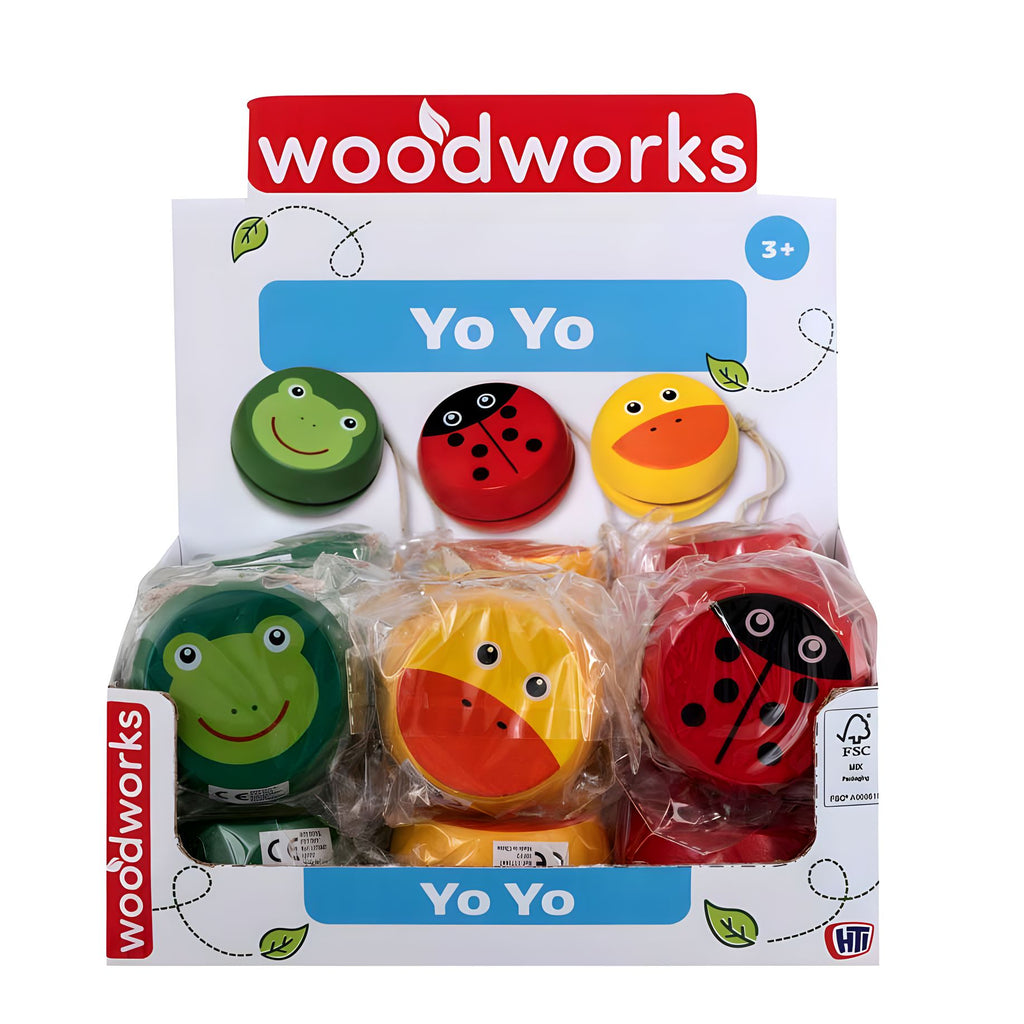 Yoyo Pals Wooden Yo-Yo - Assorted - TOYBOX Toy Shop