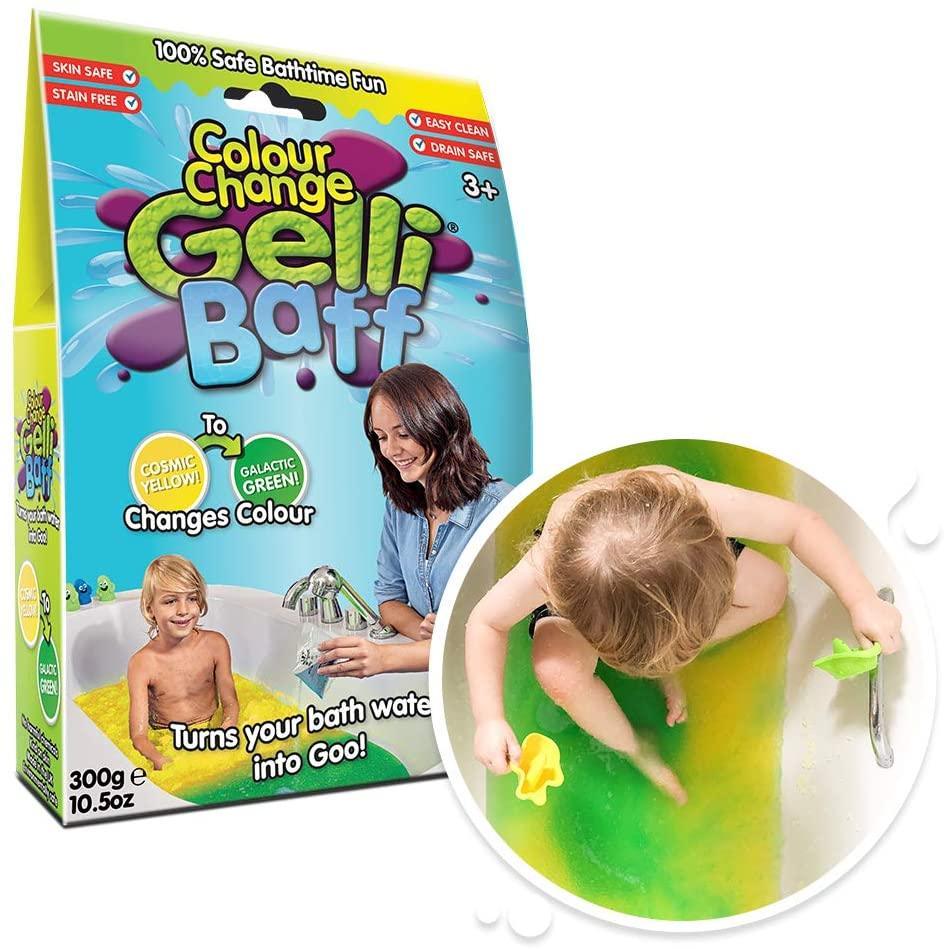 Zimpli Kids Gelli Baff Colour Change 300g - Yellow to Green - TOYBOX Toy Shop