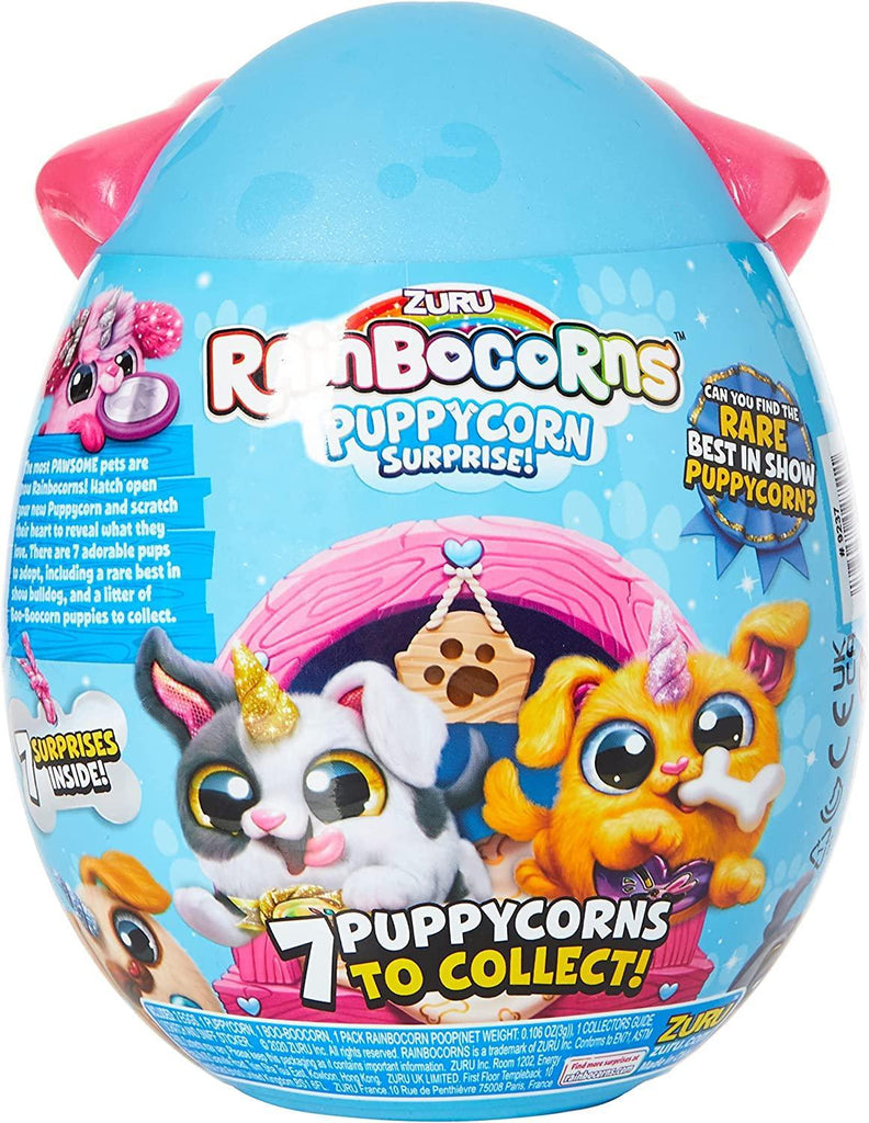 ZURU RAINBOCORNS 9237 Rainbocorn Sparkle Heart PuppyCorn Surprise - TOYBOX Toy Shop