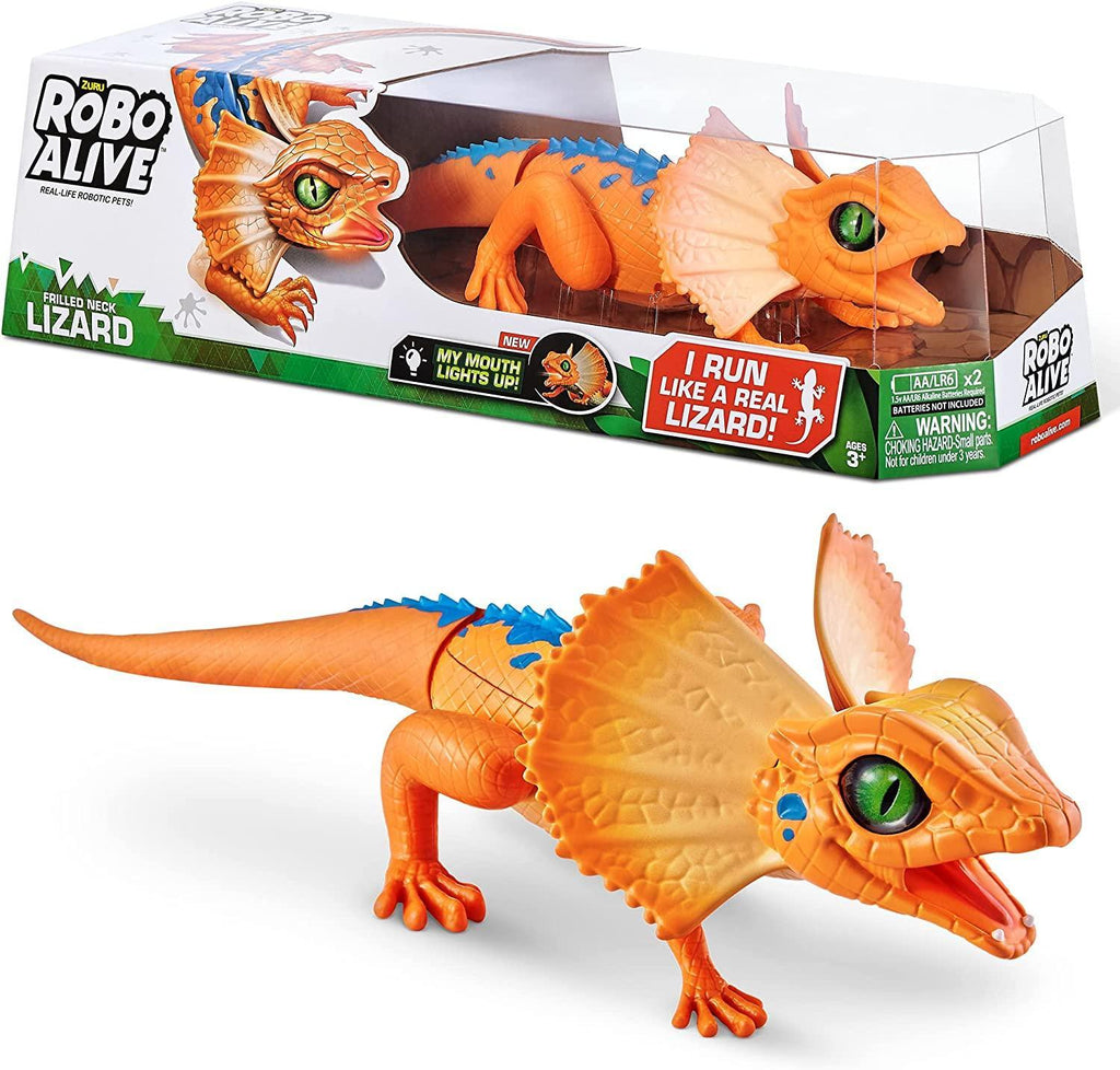 ZURU Robo Alive Robotic Lizard - Orange - TOYBOX Toy Shop