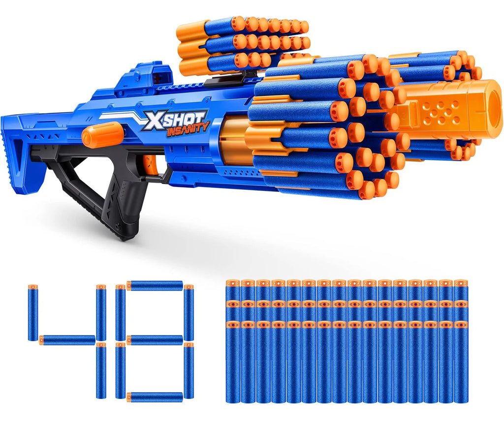 ZURU X-Shot Insanity Bezerko Blaster 48 Darts - TOYBOX Toy Shop