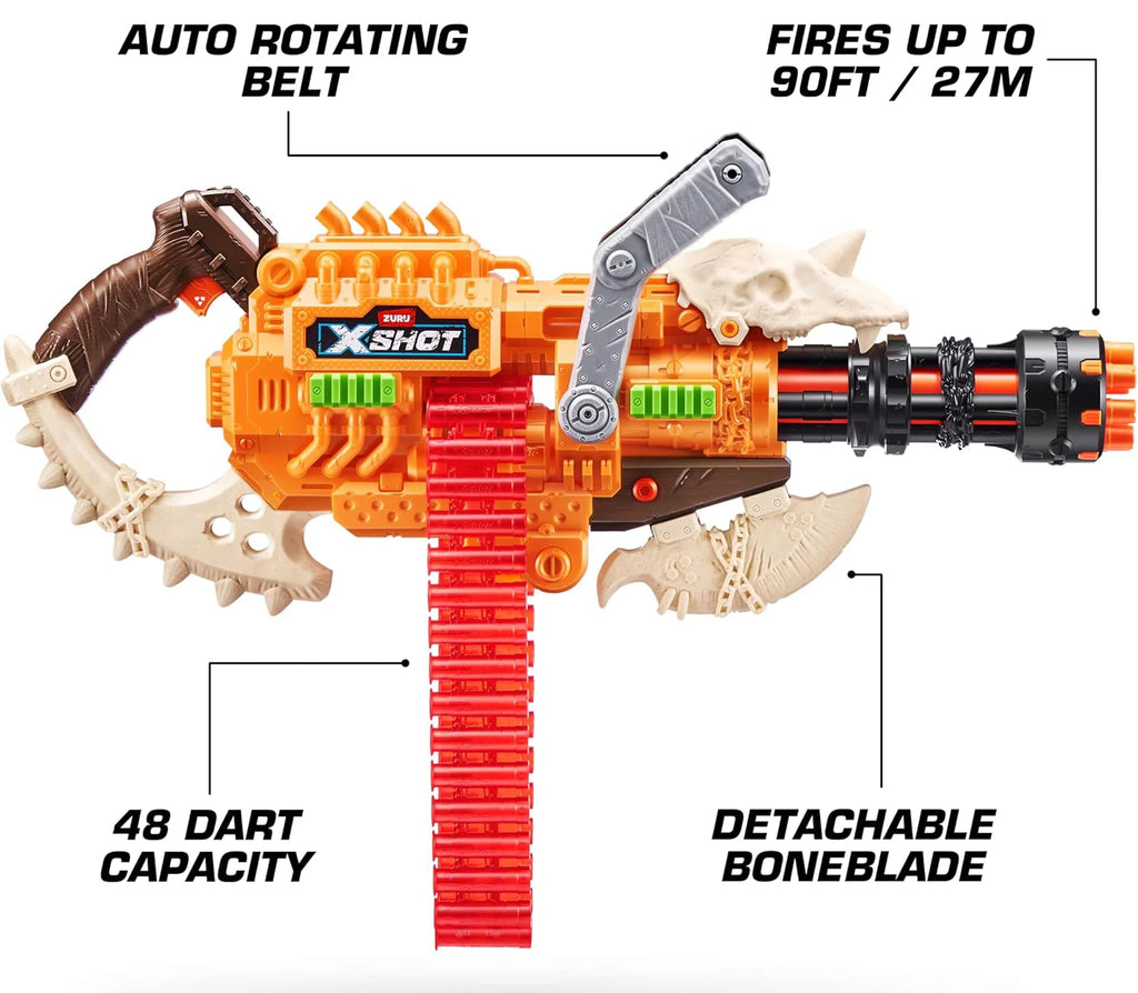 ZURU XSHOT Insanity HorrorFire Dread Hammer 48 Darts - TOYBOX Toy Shop