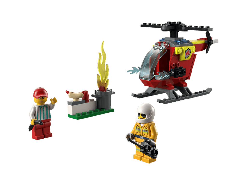 LEGO CITY 60318 Fire Helicopter - TOYBOX Toy Shop