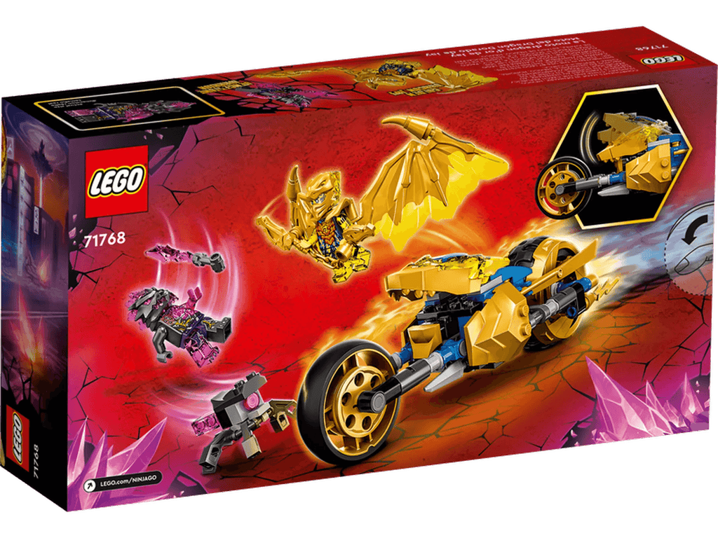 LEGO NINJAGO 71768 Jay's Golden Dragon Motorbike - TOYBOX Toy Shop