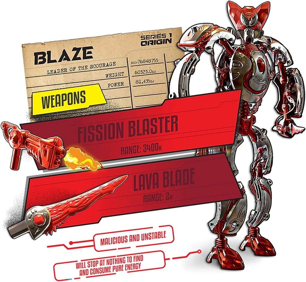 Giga Bots Energy Core Blaze Transforms Into 13-Inch Action Figure - TOYBOX Toy Shop
