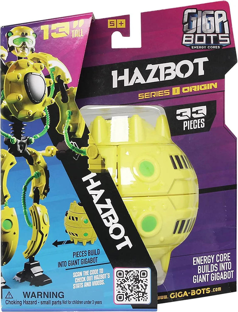 Giga Bots Energy Core Hazbot Transforms Into 13-Inch Action Figure - TOYBOX Toy Shop