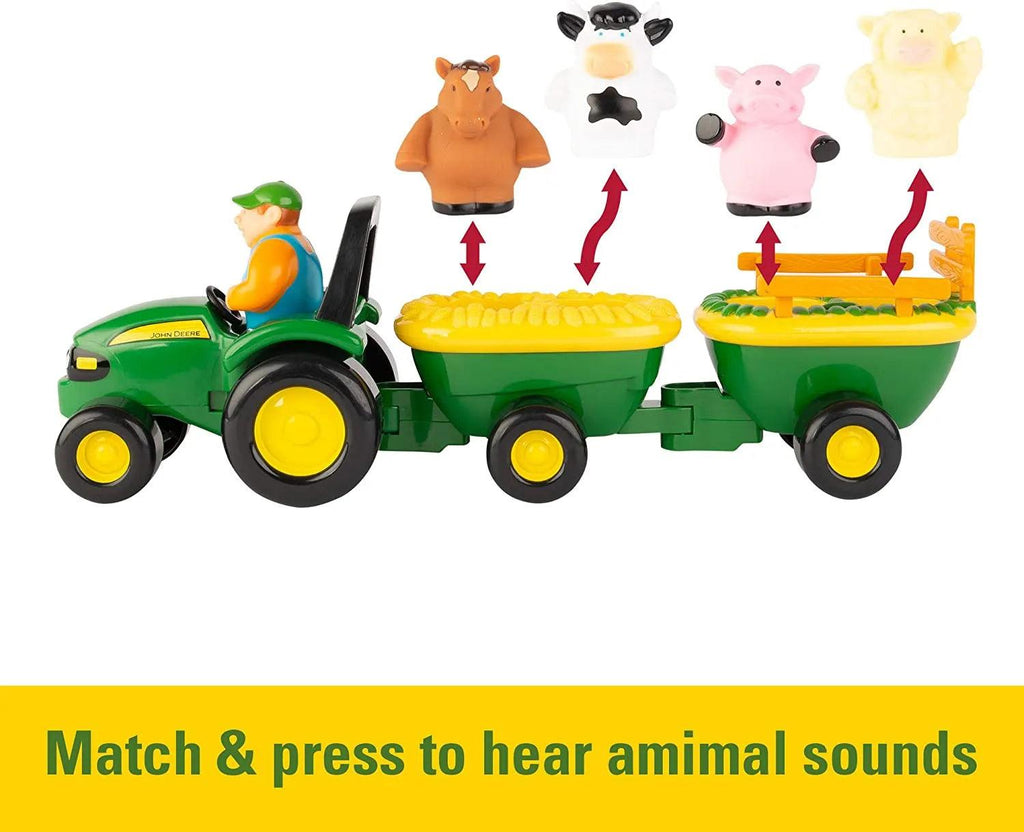 John Deere Animal Sounds Hayride Musical Tractor - TOYBOX Toy Shop