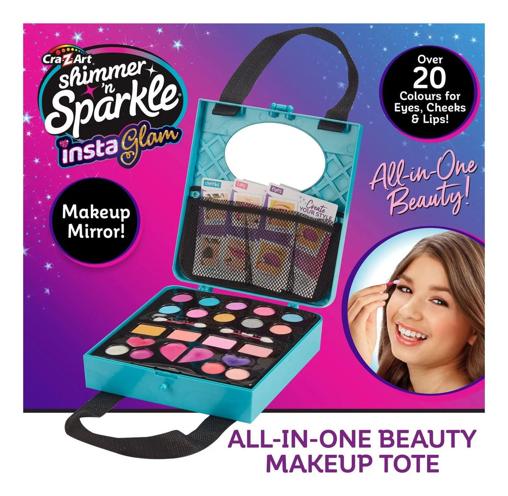Shimmer N Sparkle Insta Glam All-In-One Beauty Makeup Tote - TOYBOX Toy Shop