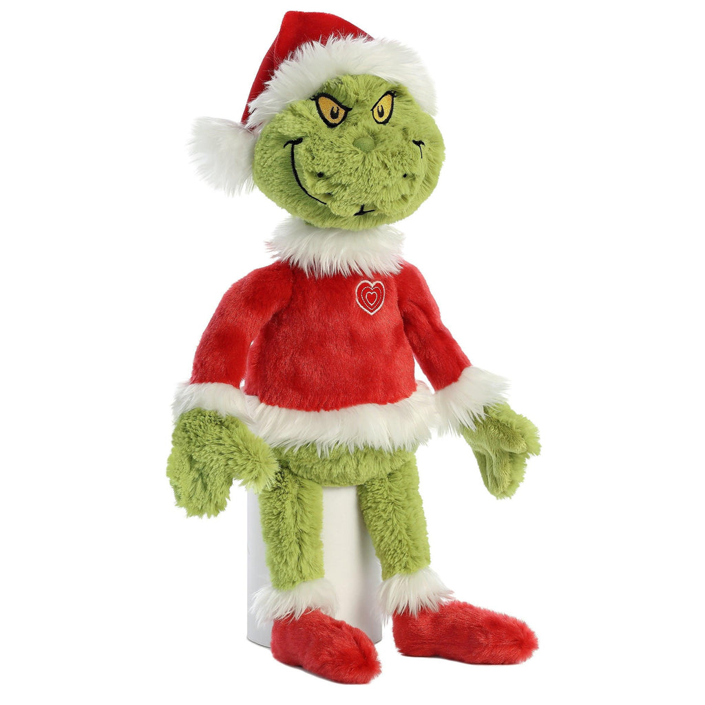 AURORA Dr Seuss 40cm Grinch Santa Plush - TOYBOX Toy Shop