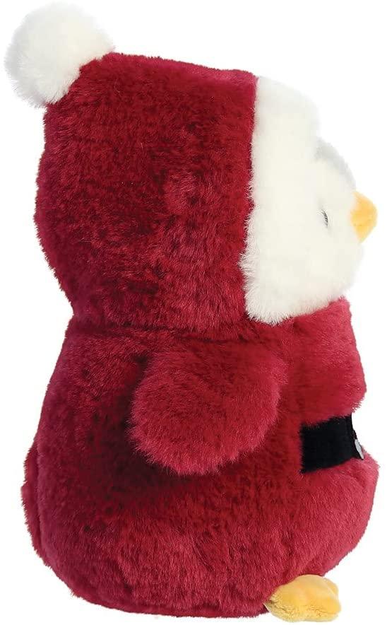 AURORA PomPom Penguin Santa 7-inch Soft Toy - TOYBOX Toy Shop