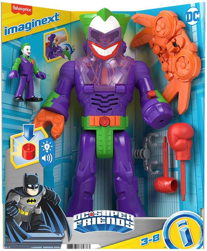DC Super Friends Robot Toy Action Figure with Lights Sounds  - Assorted - TOYBOX Toy Shop