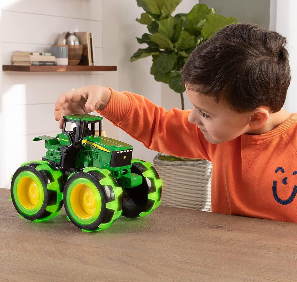 John Deere Monster Treads Light Wheels Tractor - TOYBOX Toy Shop